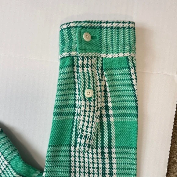 Outerknown Green Checkered Casual Shirt - Picture 5 of 9
